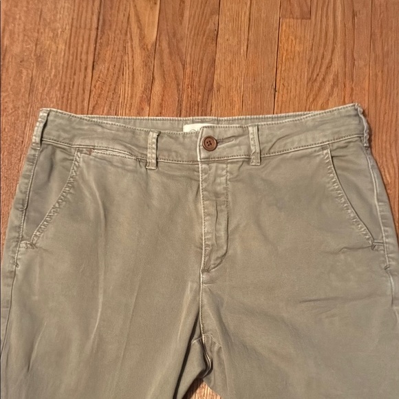 Chino Chic Khaki Straight Leg Women's Pants - Picture 4 of 14